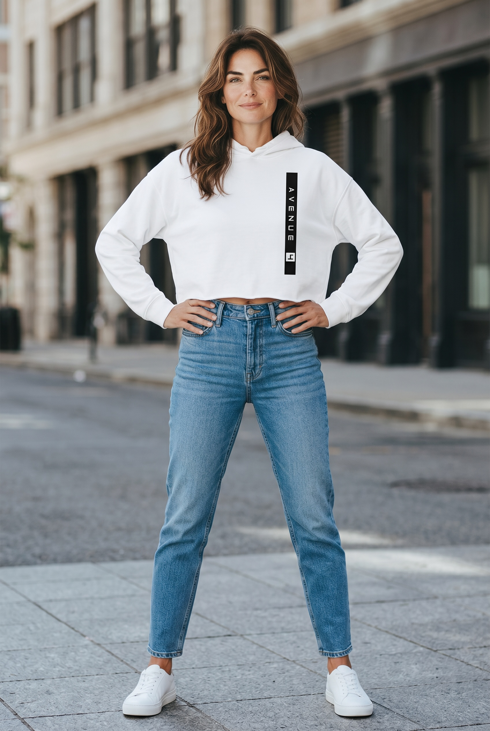Cropped hoodie