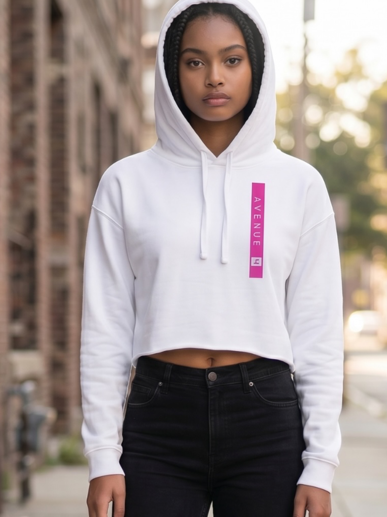 Cropped hoodie